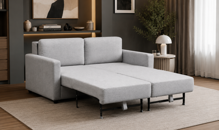 Klaussner Cuddle Queen Fabric Sleeper Sofa With Cloud Fold Function