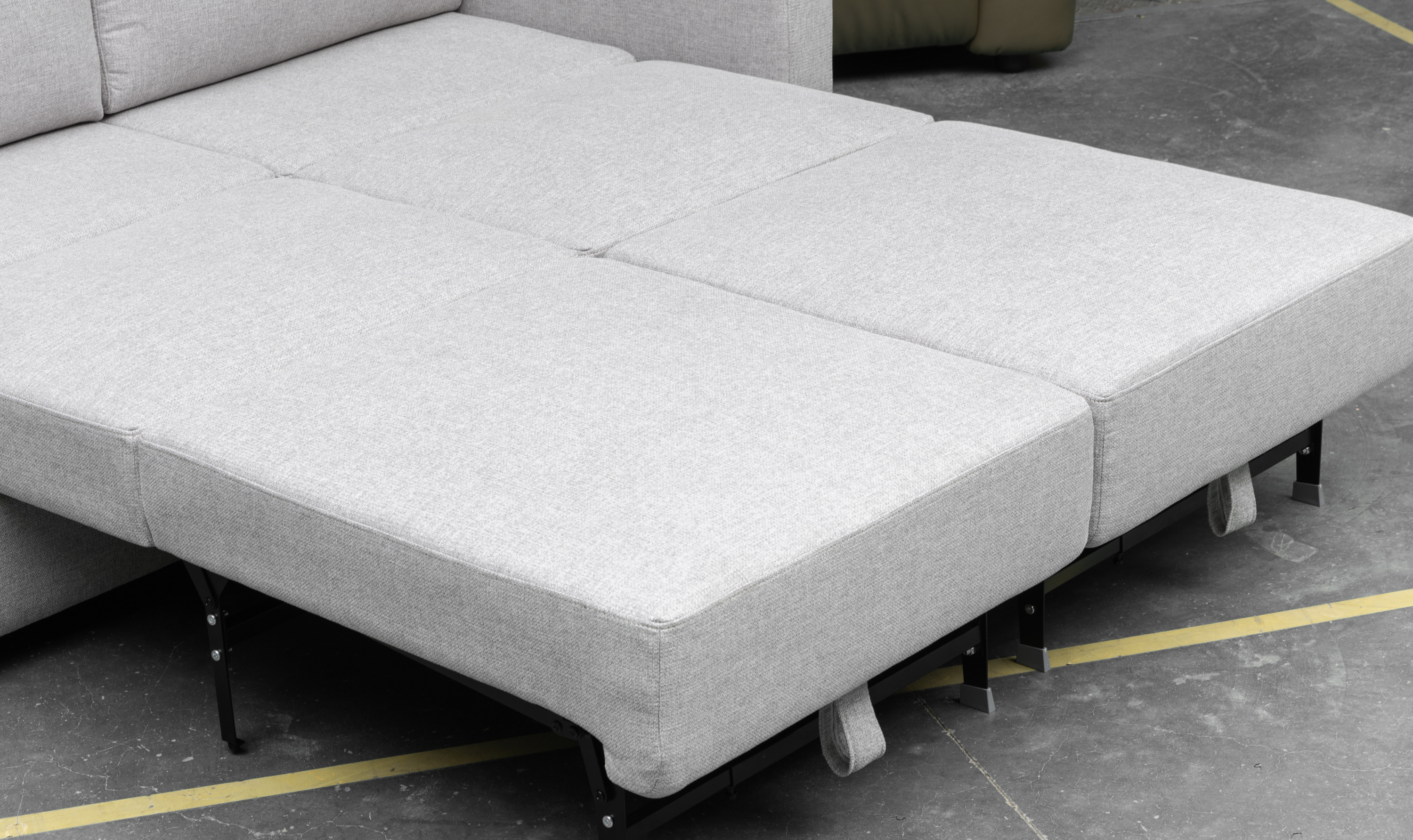 Klaussner Cuddle Queen Fabric Sleeper Sofa With Cloud Fold Function