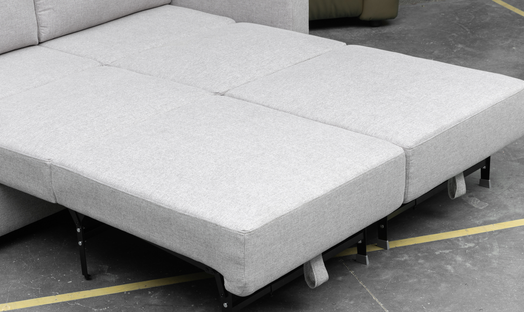 Klaussner Cuddle Queen Fabric Sleeper Sofa With Cloud Fold Function