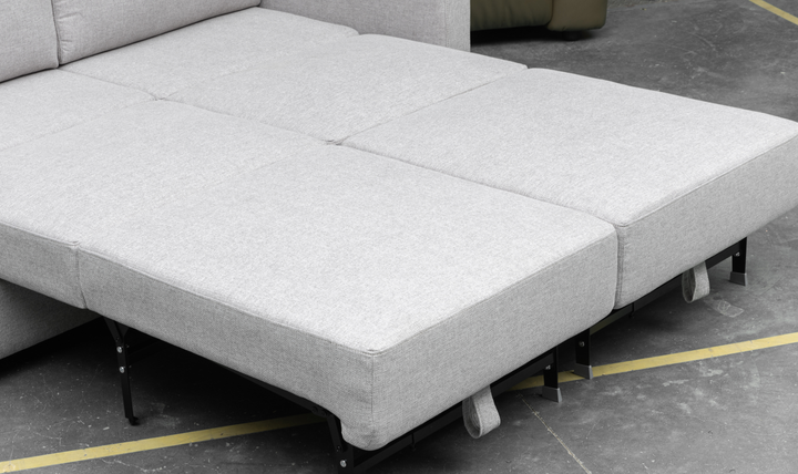 Klaussner Cuddle Queen Fabric Sleeper Sofa With Cloud Fold Function