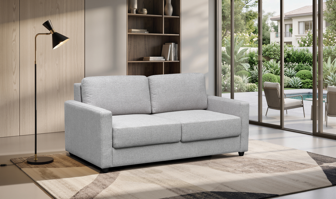 Klaussner Cuddle Queen Fabric Sleeper Sofa With Cloud Fold Function