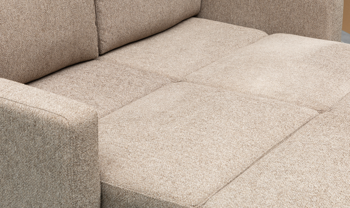 Klaussner Cuddle Queen Fabric Sleeper Sofa With Cloud Fold Function