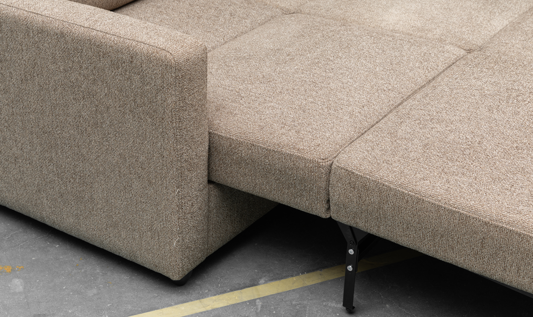 Klaussner Cuddle Queen Fabric Sleeper Sofa With Cloud Fold Function