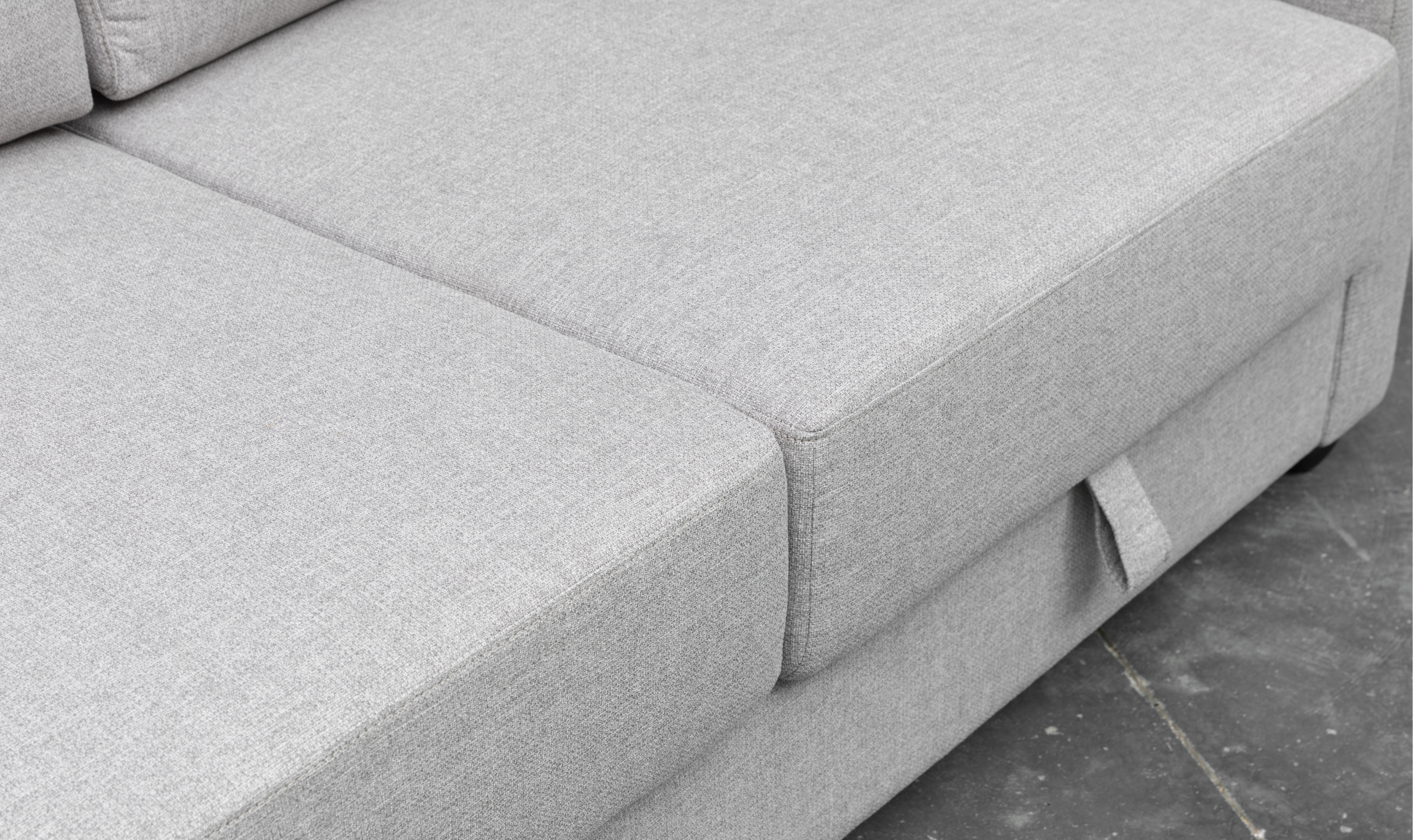 Klaussner Cuddle Queen Fabric Sleeper Sofa With Cloud Fold Function