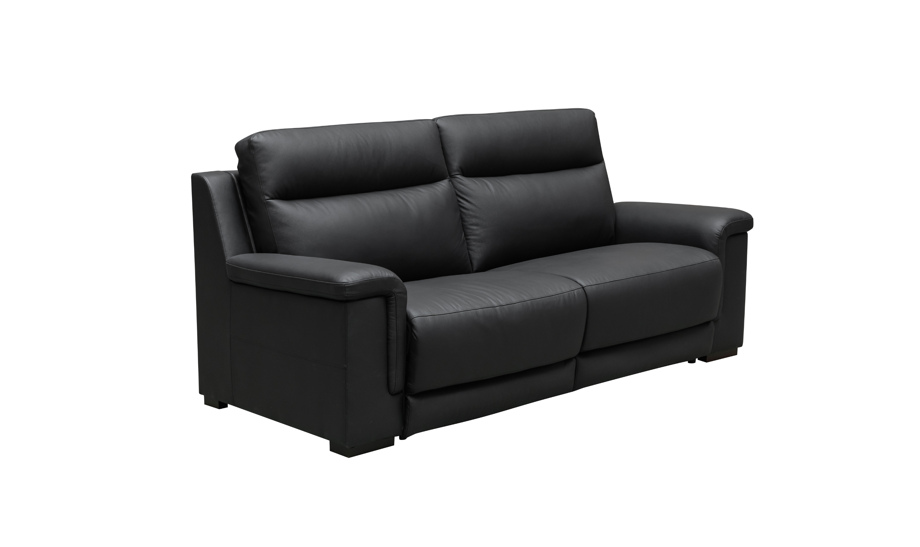 Klaussner Dakota Power Reclining Living Room Set in Black-jennifer furniture
