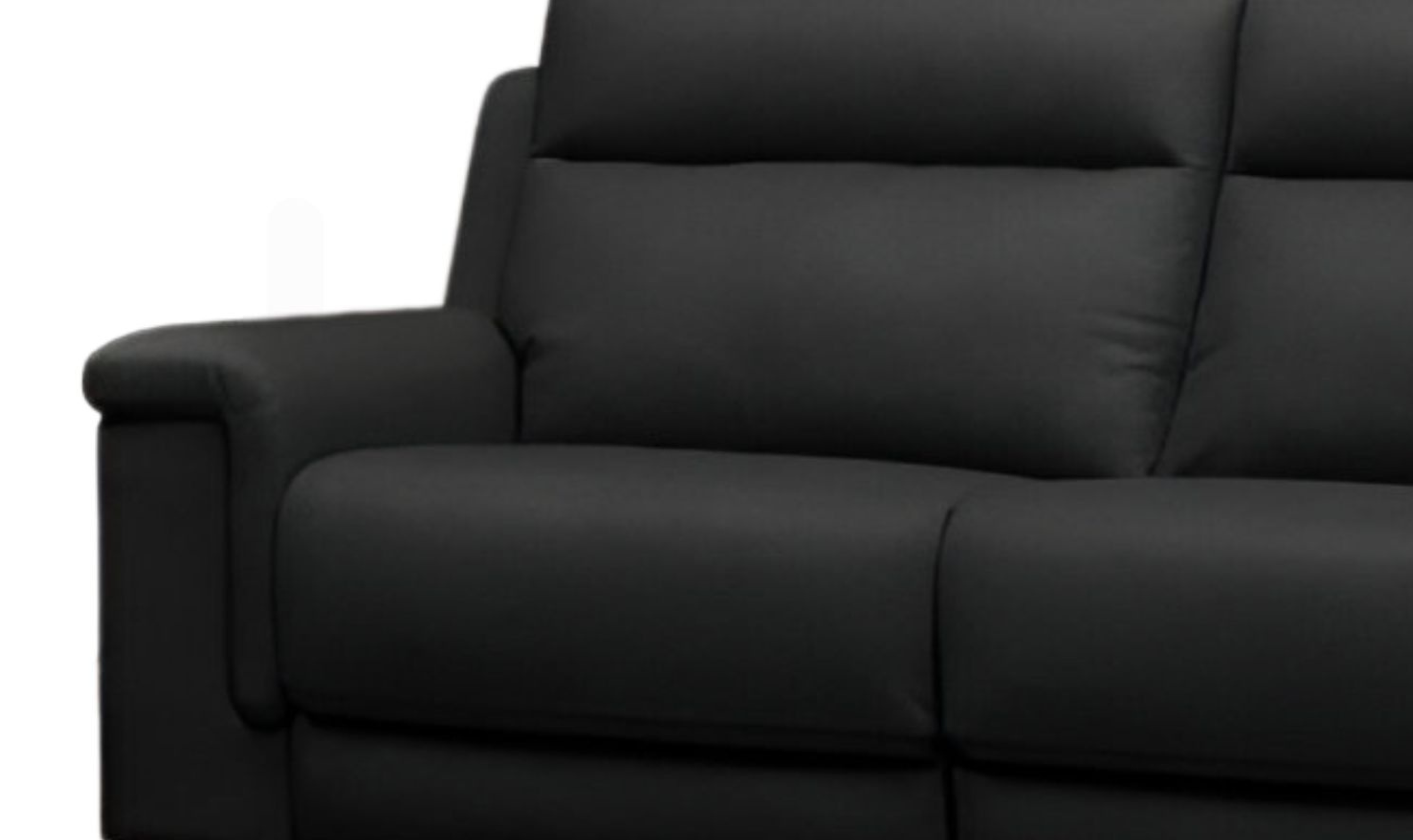 Klaussner Dakota Power Reclining Living Room Set in Black