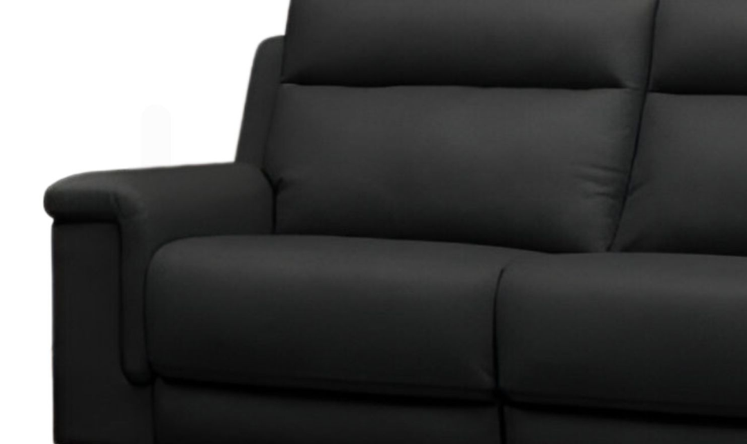 Klaussner Dakota Power Reclining Living Room Set in Black