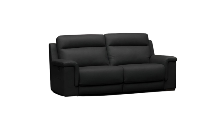 Klaussner Dakota Power Reclining Living Room Set in Black