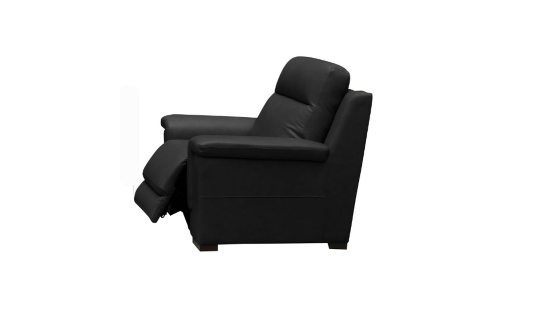 Klaussner Dakota Power Reclining Living Room Set in Black