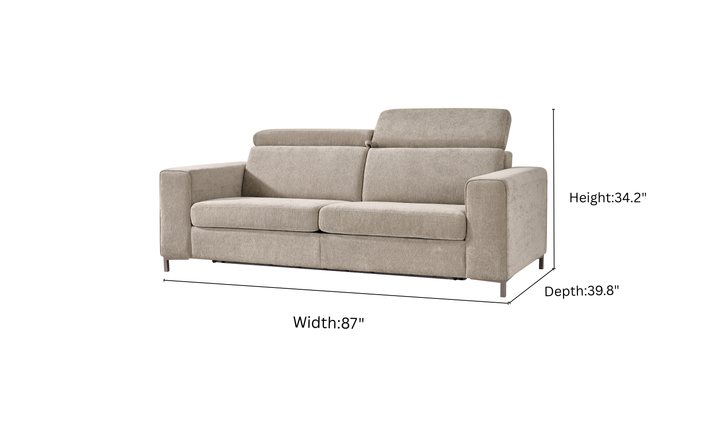 Klaussner Dormio Queen-Sized Fabric Sleeper Sofa
