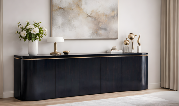 Klaussner Elan Delizia Buffet in Black-Jennifer Furniture