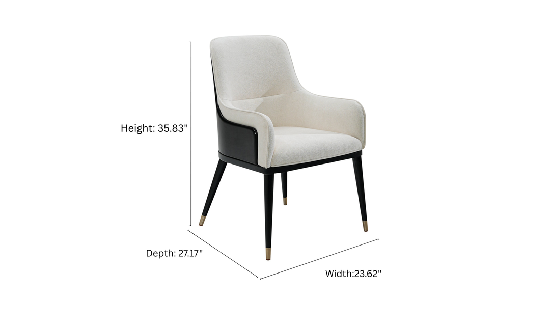 Klaussner Elan Serenio Chair in Black