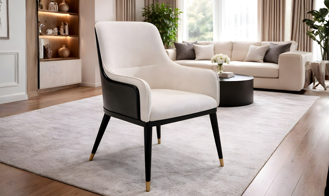 Klaussner Elan Parsons Chair in Black-Jennifer Furniture