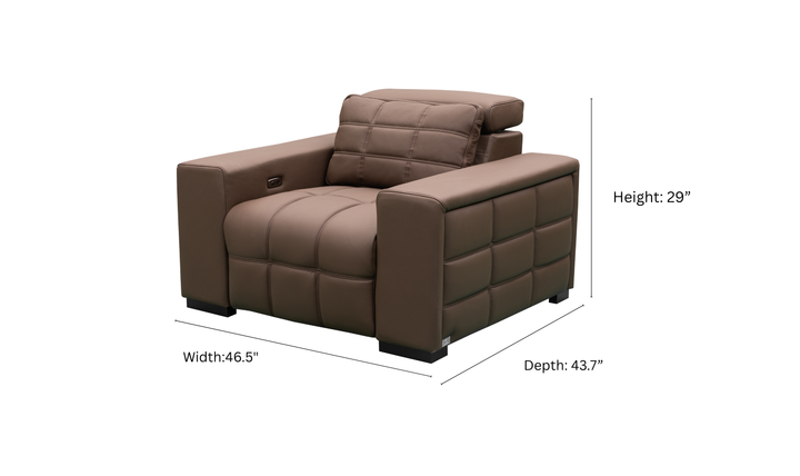 Klaussner Serenity Leather Power Reclining Living Room Set