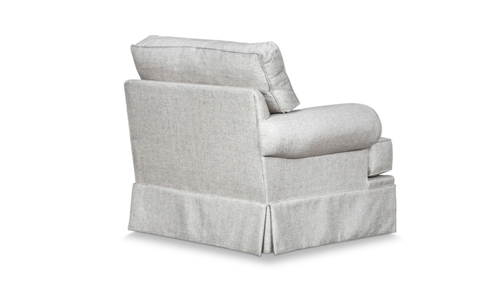 Klaussner Emily Accent Chair with Rolled Arms