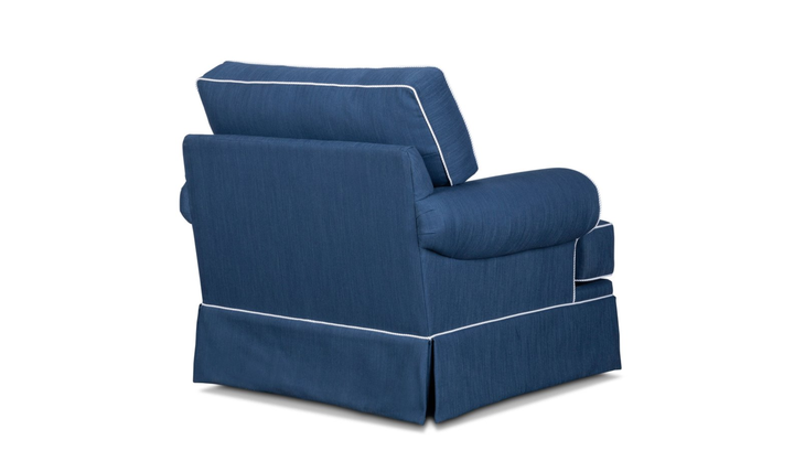 Klaussner Emily Accent Chair with Rolled Arms