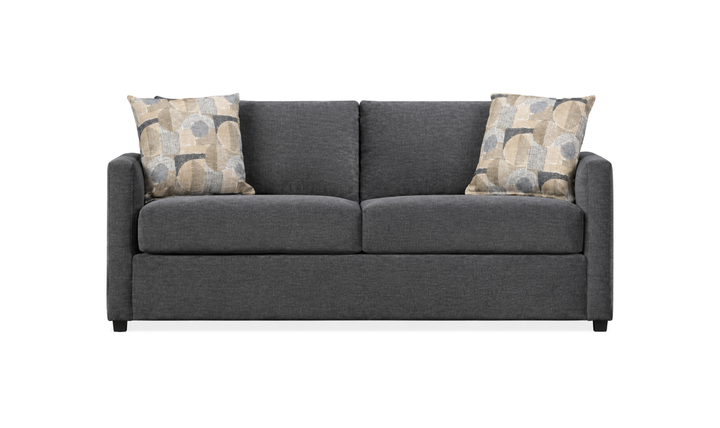 Klaussner Godwin Fabric Loveseat with Track Arms