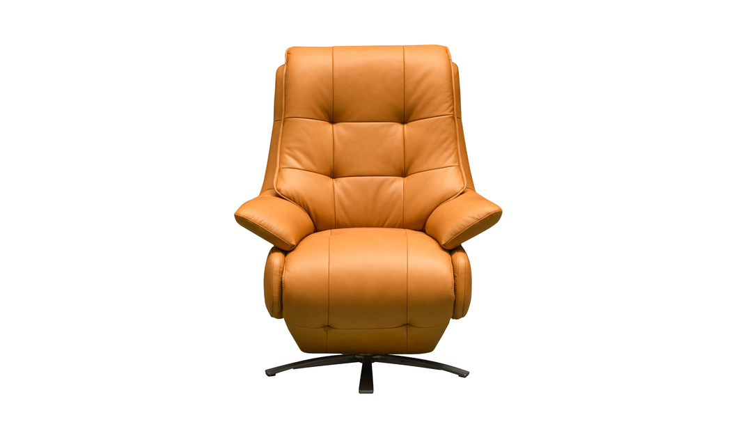 Klaussner Eterna Burnie Leather Swivel Power Recliner Lift Chair