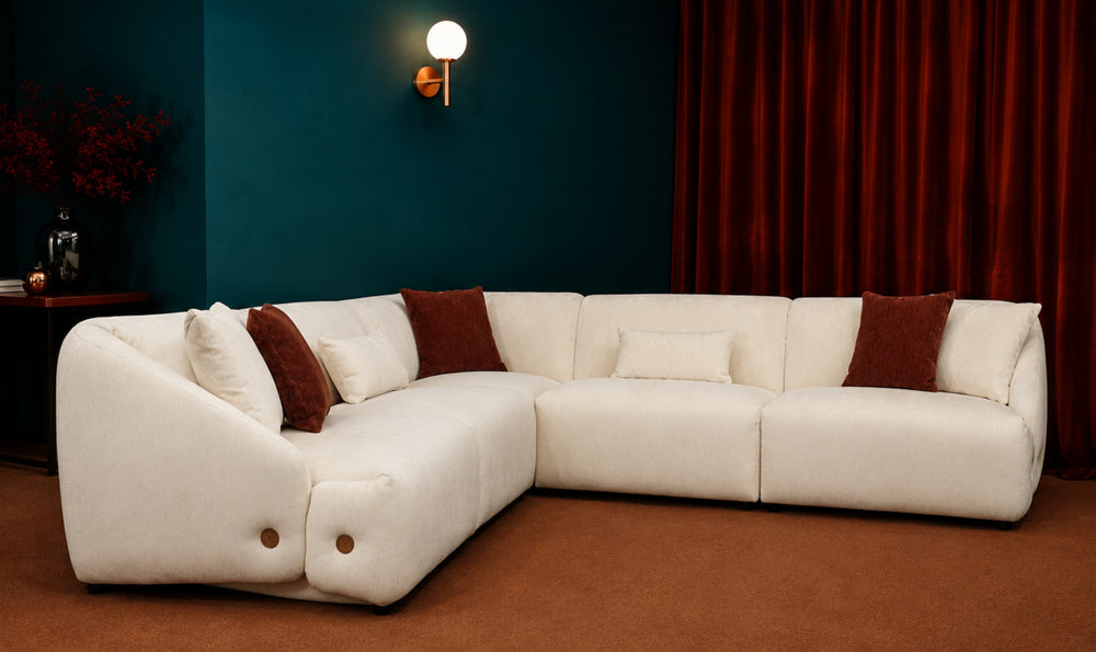 Klaussner Fairfax Fabric Modular Sectional Sofa with USB & USB-C Charging-Jennifer Furniture