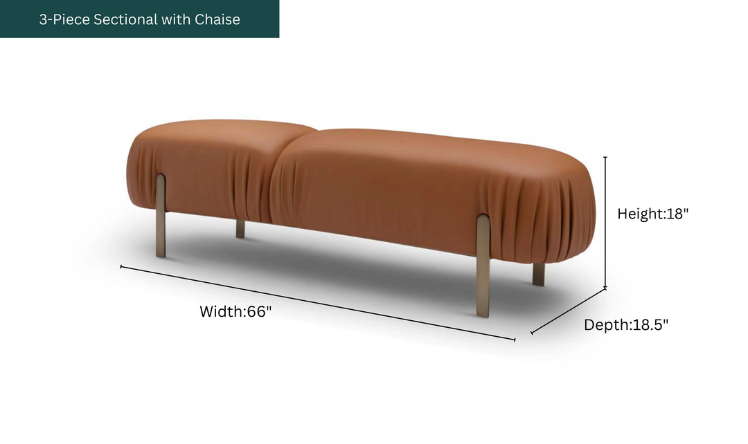 Klaussner Fluid Form Accent Bench