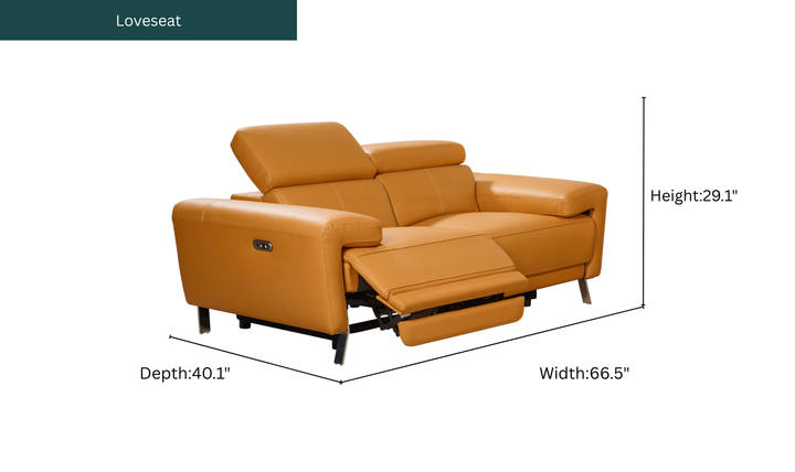 klaussner Aurella Leather 2-piece Living Room Set