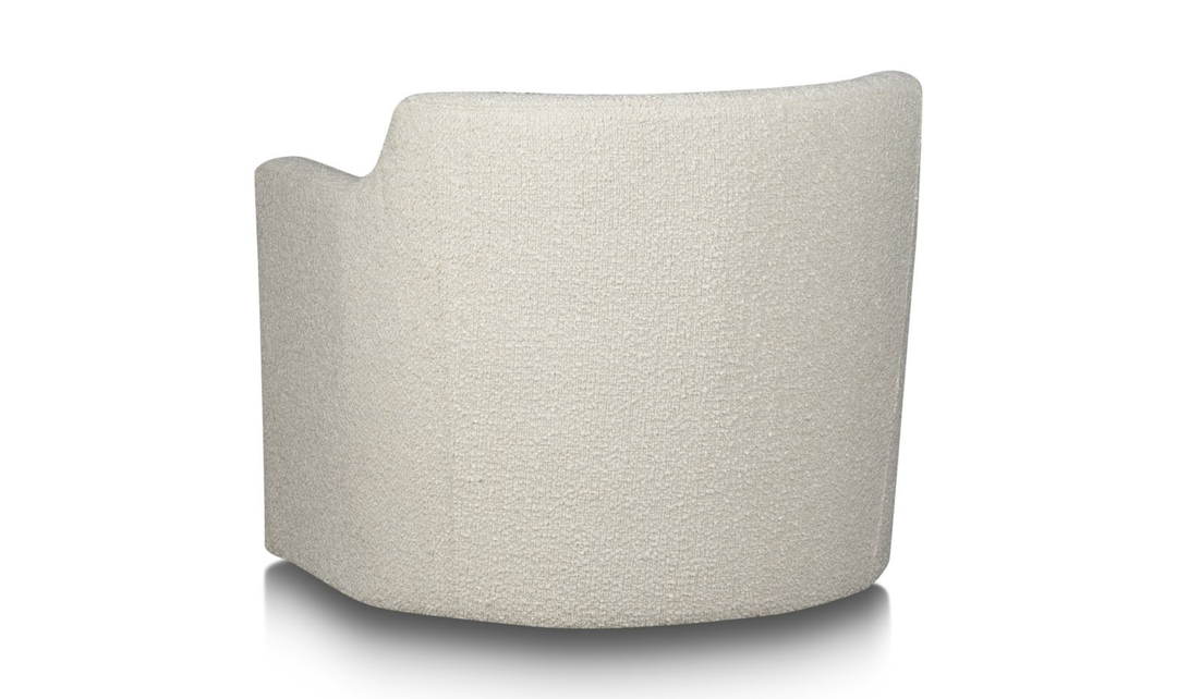 Klaussner Gayle Barrel Swivel Chair-JenniferFurniture