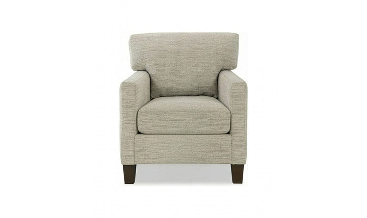 Klaussner Glenmont Fabric Track Arm Sofa with Accent Pillows-Jennifer Furniture