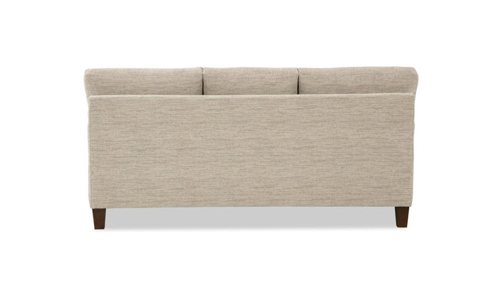 Klaussner Glenmont Fabric Track Arm Sofa with Accent Pillows-Jennifer Furniture
