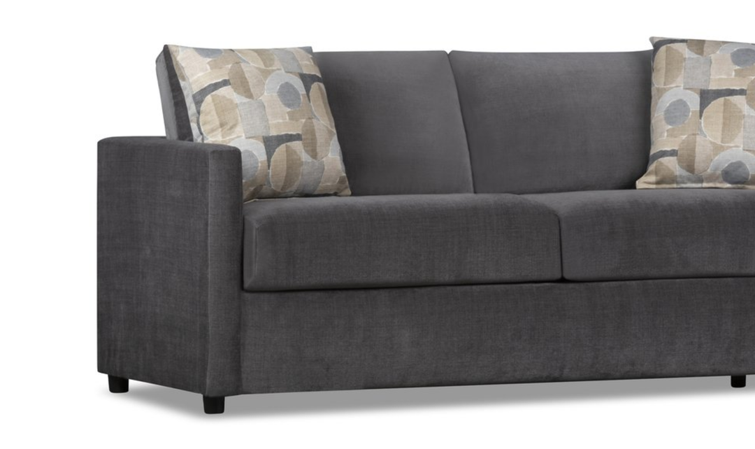 Klaussner Godwin Fabric Loveseat with Track Arms
