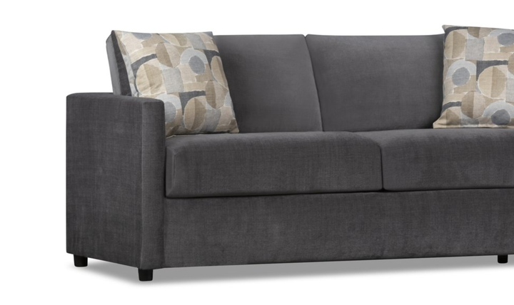 Klaussner Godwin Fabric Loveseat with Track Arms