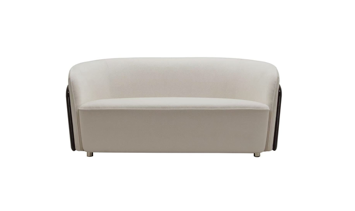 Klaussner Golden macassar veneer in Gloss black paint 2 seater sofa-jennifer Furniture