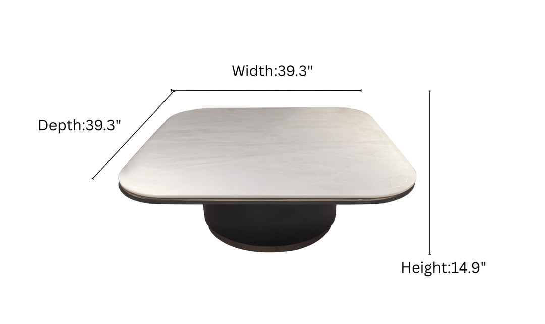 Klaussner Gioia Coffee Table with Marble Top