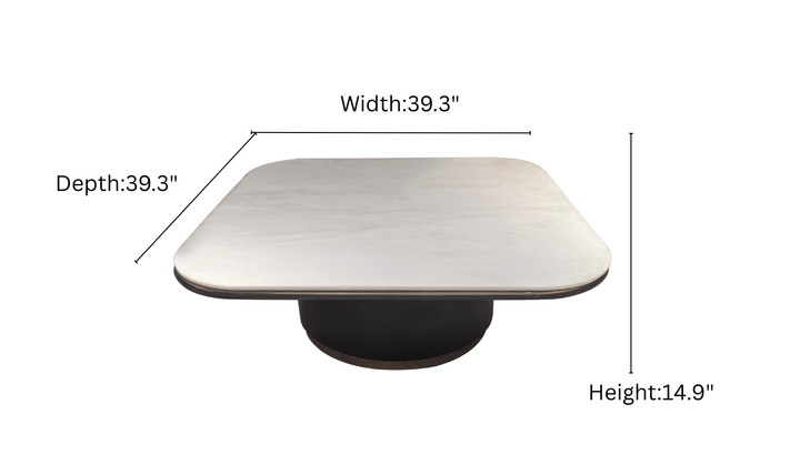 Klaussner Gioia Coffee Table with Marble Top