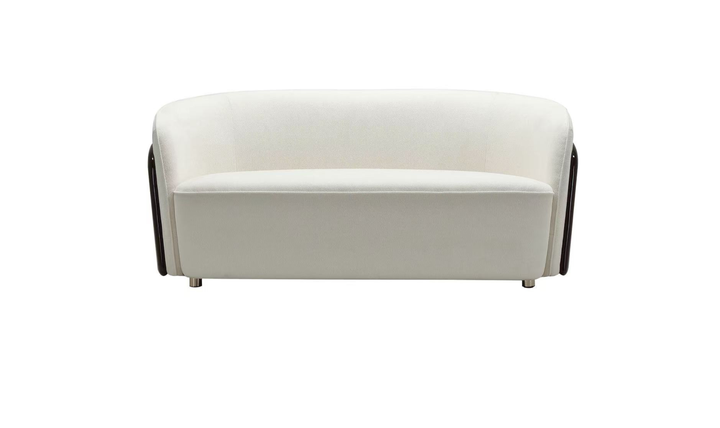 Klaussner Golden macassar veneer in Gloss black paint 2 seater sofa-jennifer Furniture