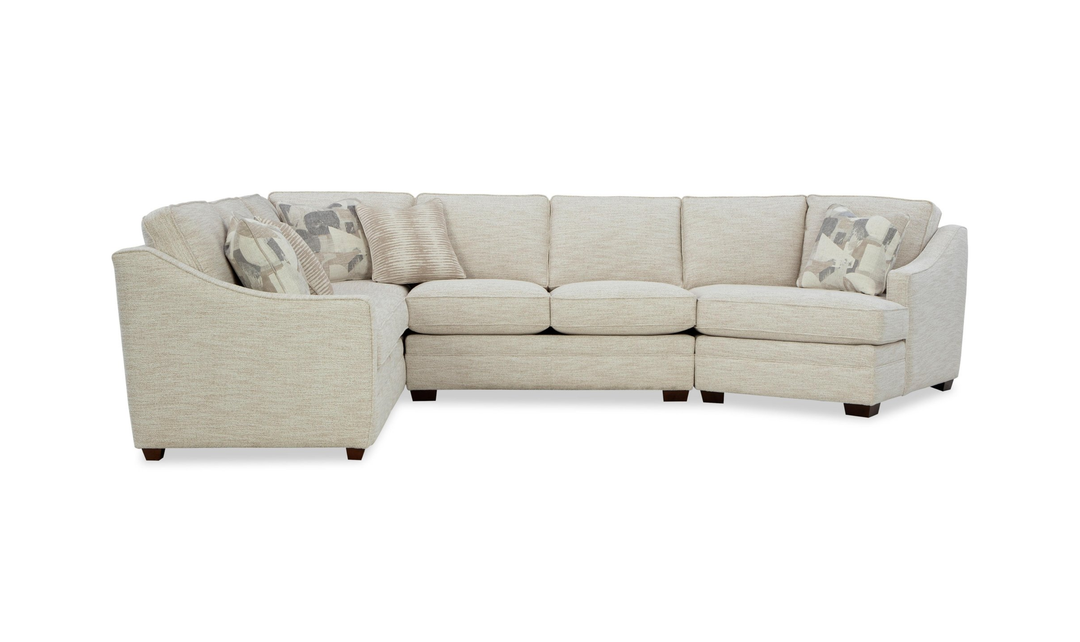 Klaussner Hartwell Fabric Sectional Sofa With Power Reclining - Jennifer furniture