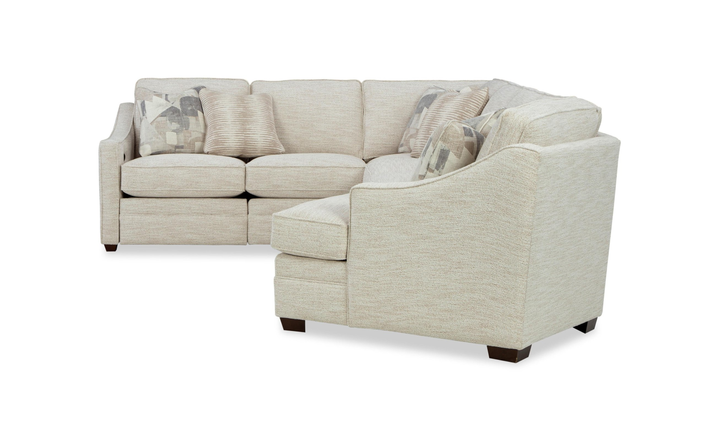 Klaussner Hartwell Fabric Sectional Sofa With Power Reclining - Jennifer furniture