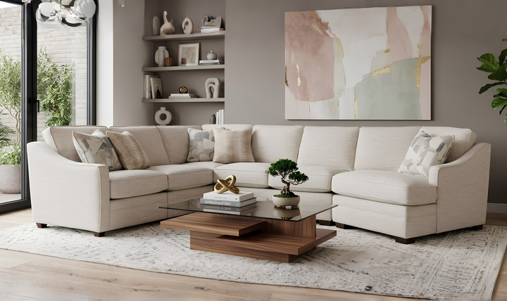 Klaussner Hartwell Fabric Sectional Sofa With Power Reclining - Jennifer furniture