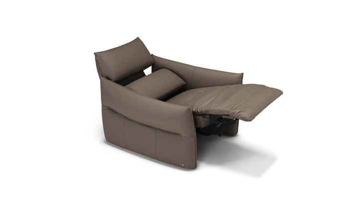 Klaussner Italia Lumera Power Recliner Chair with Adjustable Headrest-jennifer furniture