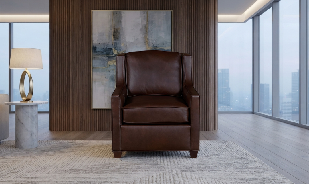 Klaussner James Accent Chair Without Nails-Jenniferfurniture