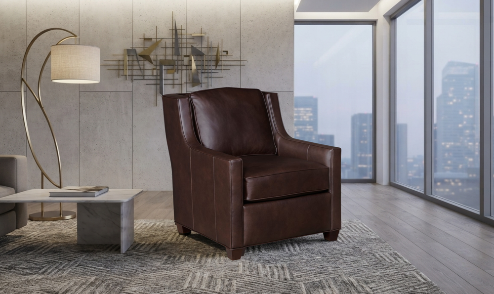 Klaussner James Accent Chair Without Nails-Jenniferfurniture