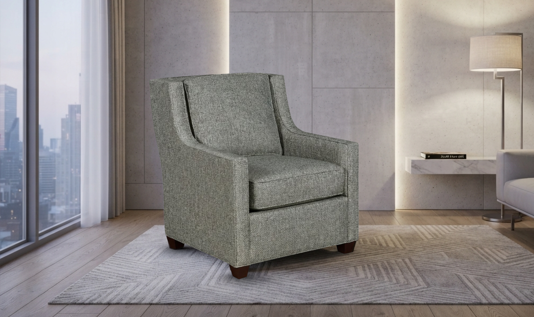 Klaussner James Accent Chair Without Nails-Jenniferfurniture
