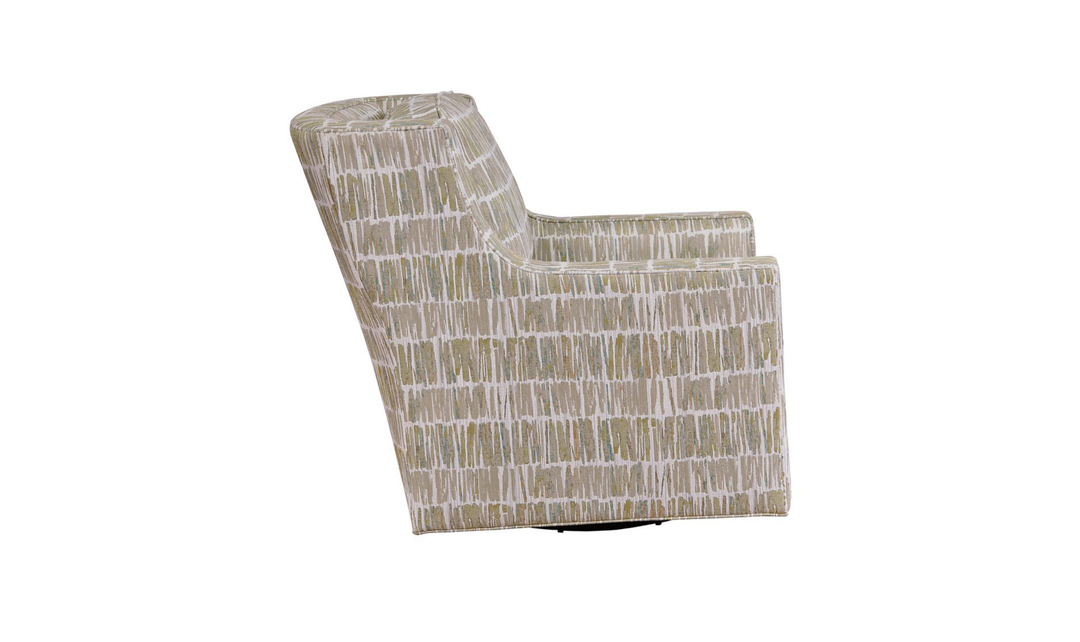 Klaussner James Upholstery Swivel Chair Without Nails-Jennifer Furniture