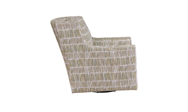 Klaussner James Upholstery Swivel Chair Without Nails-Jennifer Furniture