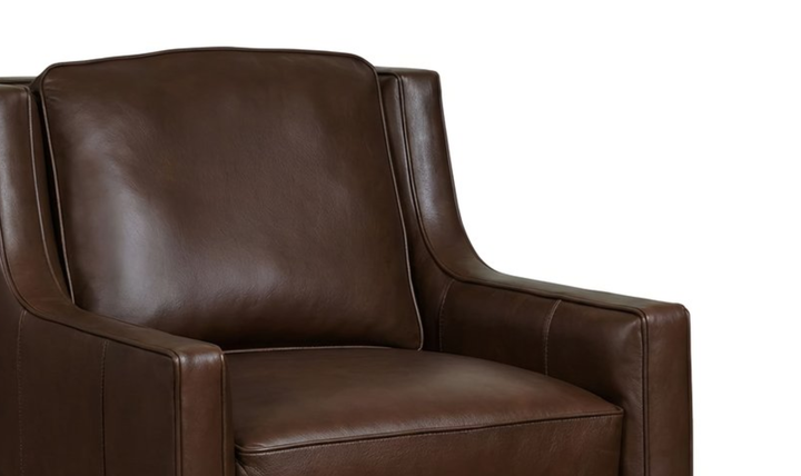 Klaussner James Upholstery Swivel Chair Without Nails- Jennifer Furniture