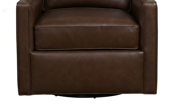 Klaussner James Upholstery Swivel Chair Without Nails- Jennifer Furniture