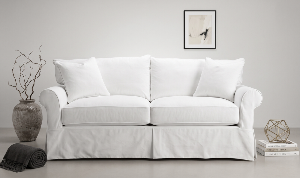 Klaussner Jenny Fabric Slipcover Full Sleeper Sofa-Jennifer Furniture