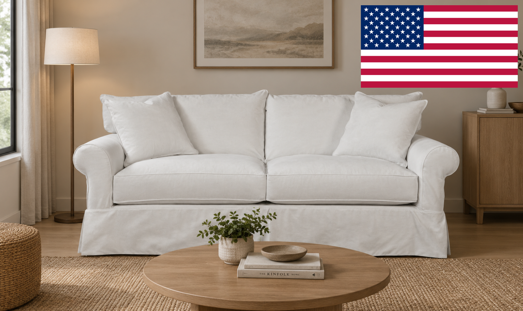Klaussner Jenny Fabric Slipcover Full Sleeper Sofa-Jennifer Furniture