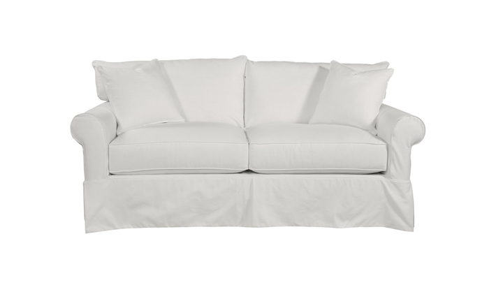Klaussner Jenny Fabric Slipcover Full Sleeper Sofa-Jennifer Furniture