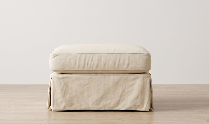 Klaussner Jenny Upholstery Slipcover Ottoman