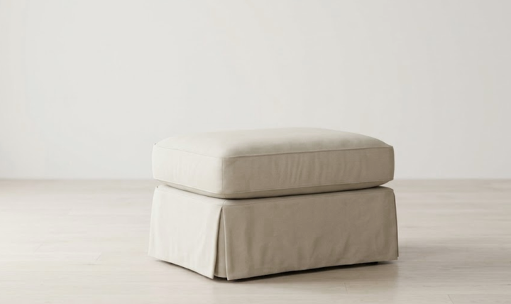 Klaussner Jenny Upholstery Slipcover Ottoman